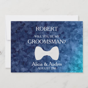 Will you be my Groomsman? Proposal Invitation