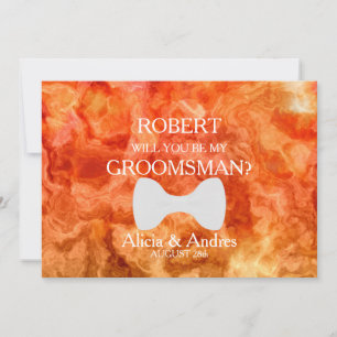 Will you be my Groomsman? Proposal Invitation