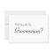 Will You Be My Groomsman with Man Image