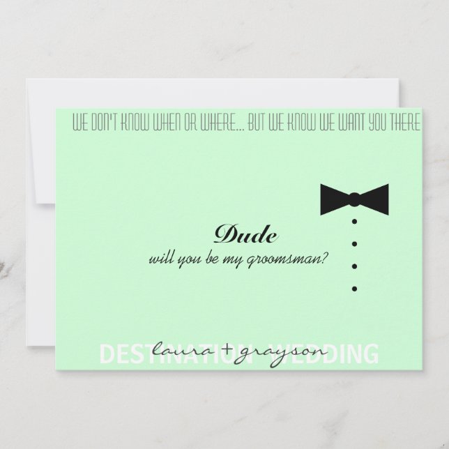 Will You Be My____? Invitation (Front)