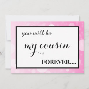 Will you be my junior bridesmaid? invitation