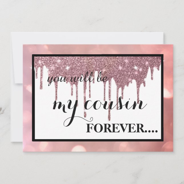 Will you be my junior bridesmaid? invitation (Front)