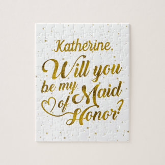 Will you be my maid of honor? jigsaw puzzle