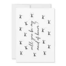 Will you be my Maid of Honour Bridal Party Bow