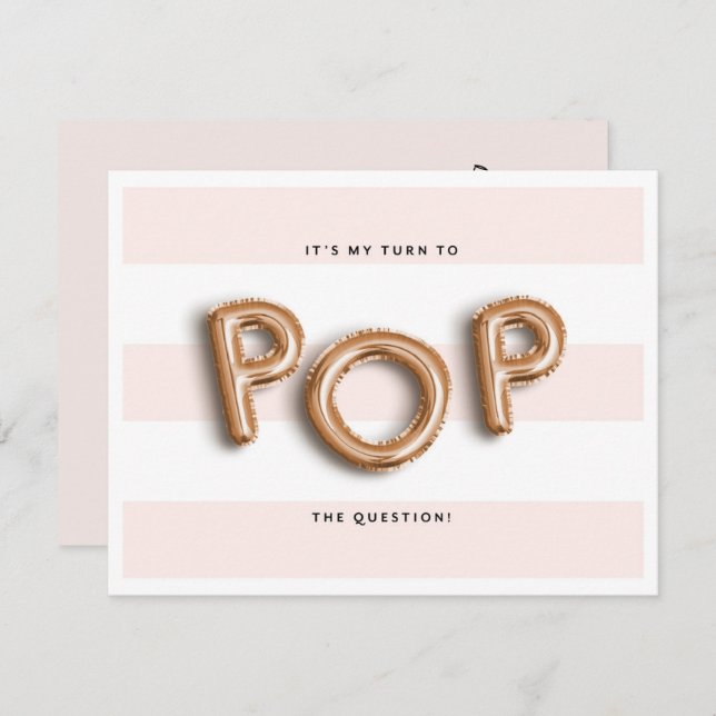 Will You Be My Maid of Honour? | Bridesmaid Card (Front/Back)