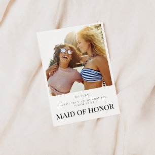 Will You Be My Maid of Honour Card