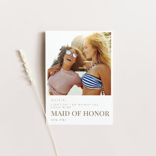 Will You Be My Maid of Honour Card