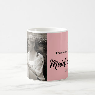 Will you be my Maid of Honour Cute Blush Photo Coffee Mug