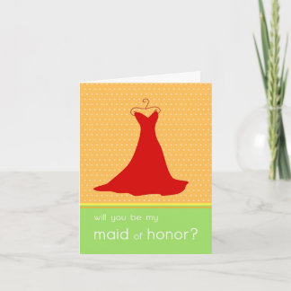 Will You Be My Maid of Honour? Invitation