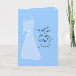 "Will you be my Maid of Honour?" Invitation