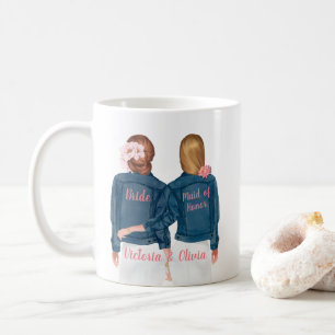 Will you be my Maid of Honour Jean Jacket Mug