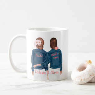 Will you be my Maid of Honour Jean Jacket Mug