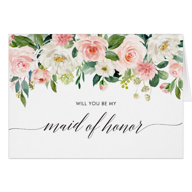 Will You Be My Maid of Honour, Keepsake, Wedding (Front Horizontal)