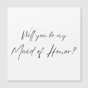 Will you be my Maid of Honour? MOH Proposal