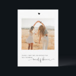 Will You Be My Maid of Honour Photo Proposal Card<br><div class="desc">Proposal photo card with the saying I can't say I do without you,  will you be my maid of honour. Designed using modern calligraphy with swash accents and a tiny heart. The reverse side is blank for a personal message with a changeable sentiment. Kimberly Brett.</div>