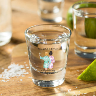 Will you be my Maid of Honour Proposal Gift Shot Glass
