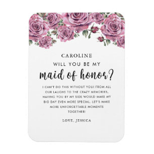 Will you be my Maid of honour proposal Magnet