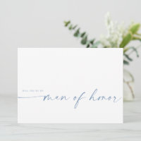 Will You Be My Man of Honour | Dusty Blue