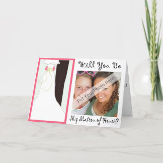 Will You Be My Matron of Honour Card