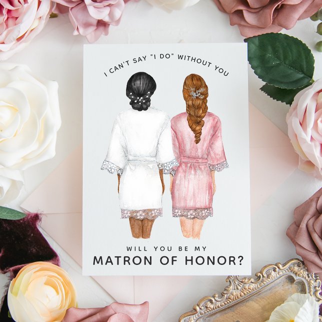 Will You Be My Matron of Honour? Girls in Robes In Invitation (Creator Uploaded)
