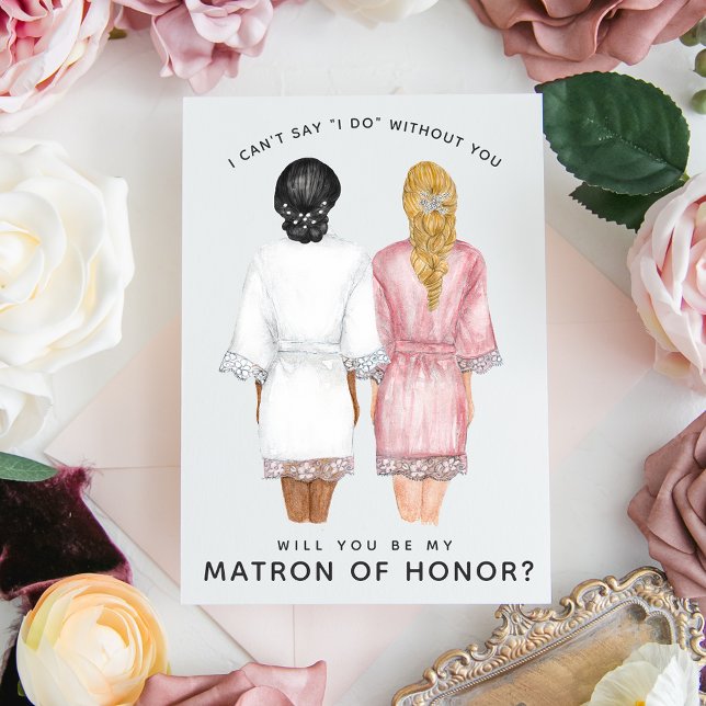 Will You Be My Matron of Honour? Girls in Robes In Invitation (Creator Uploaded)