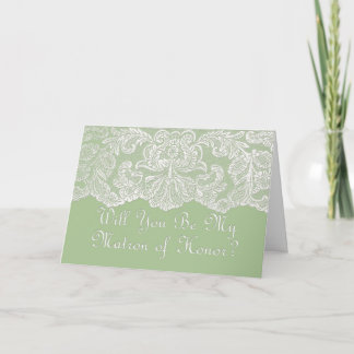 will you be my matron of honour invitation