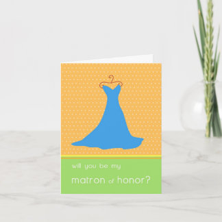 Will You Be My Matron of Honour? Invitation