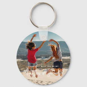 Will You be my Matron of Honour Photo Keyring