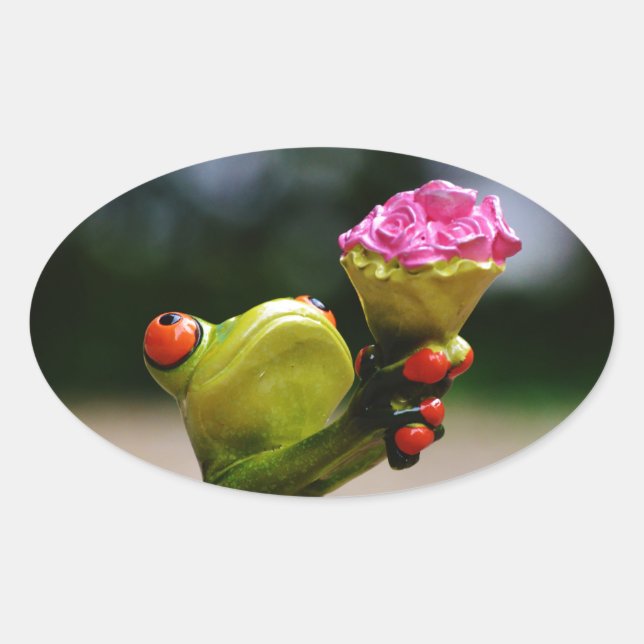 Will you be my.... oval sticker (Front)