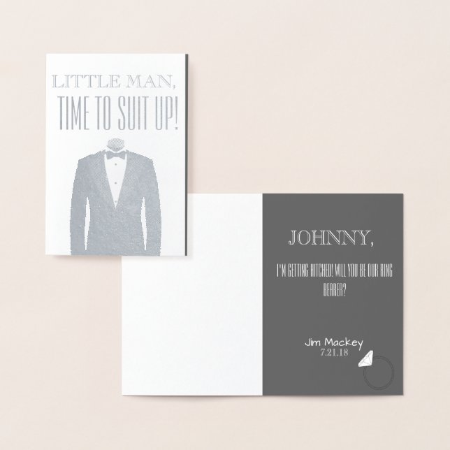 Will You Be My Ring Bearer Proposal Invitation (Display)