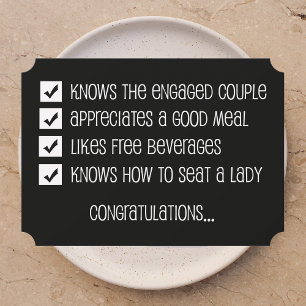 Will You Be My Usher Questions for You Invitation