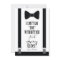 Will You Be My Usher - Tuxedo Tie Braces