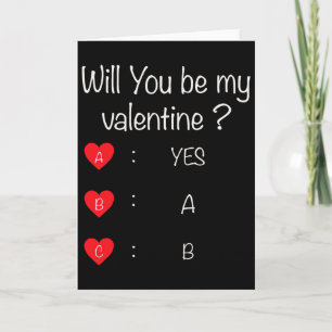 Will You Be My Valentine1 Card
