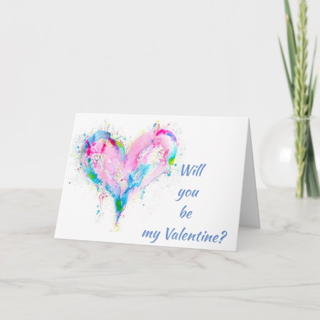 WILL YOU BE MY VALENTINE FOR THE REST OF OUR LIVES CARD (Front)