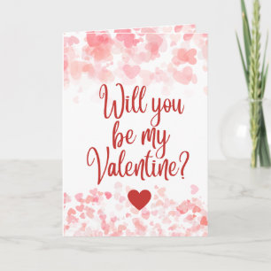 Will you be my Valentine Greeting card