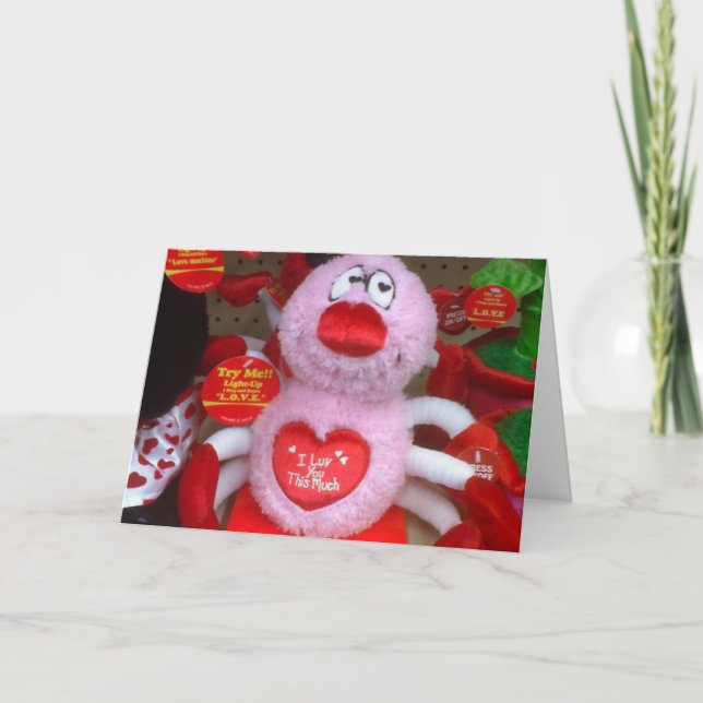 WILL "YOU" BE "MY" VALENTINE HOLIDAY CARD (Front)