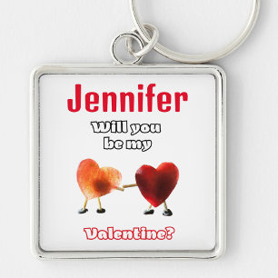 Will You Be my Valentine? Key Ring