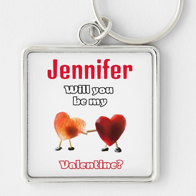 Will You Be my Valentine? Key Ring (Creator Uploaded)