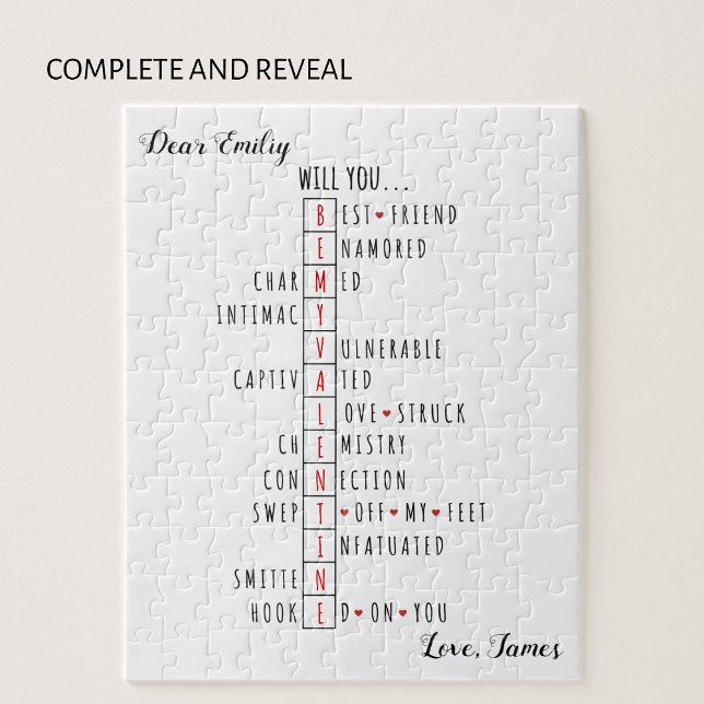 Will You Be My Valentine - New Love Declaration   Jigsaw Puzzle (Creator Uploaded)