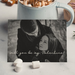 Will you be my Valentine photo card