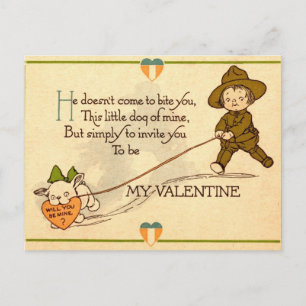 Will you be my Valentine? Post Card