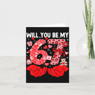 Will You Be My Valentine Six Seven Funny Meme 6 7  Card