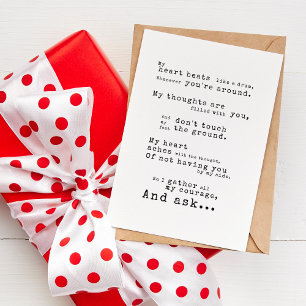 Will You Be My Valentine-Unique Puzzle Reveal Love Card