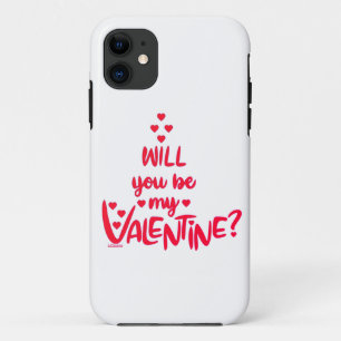 WILL YOU BE MY VALENTINE ? valentine's day gift iPhone 11 Case
