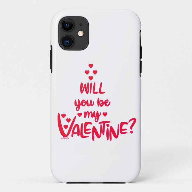 WILL YOU BE MY VALENTINE ? valentine's day gift    Case-Mate iPhone Case (Back)