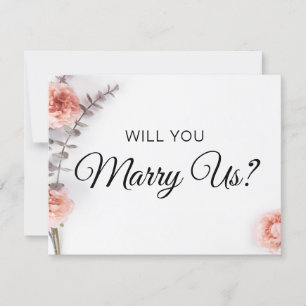 Will You Be Our Officiant   Wedding Marry Us Invitation