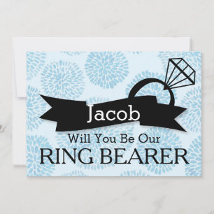 Will You Be Our Ring Bearer Invitation