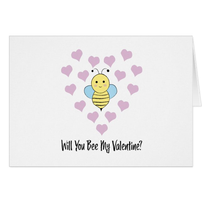 Will You Bee My Valentine (Front Horizontal)