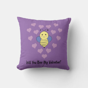Will You Bee My Valentine Cushion