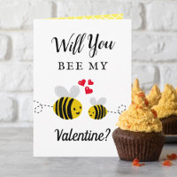Will You Bee My Valentine? Cute Valentine's Day